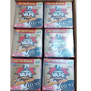 Nhang muỗi jumbovape ít khói hộp 10 vòng