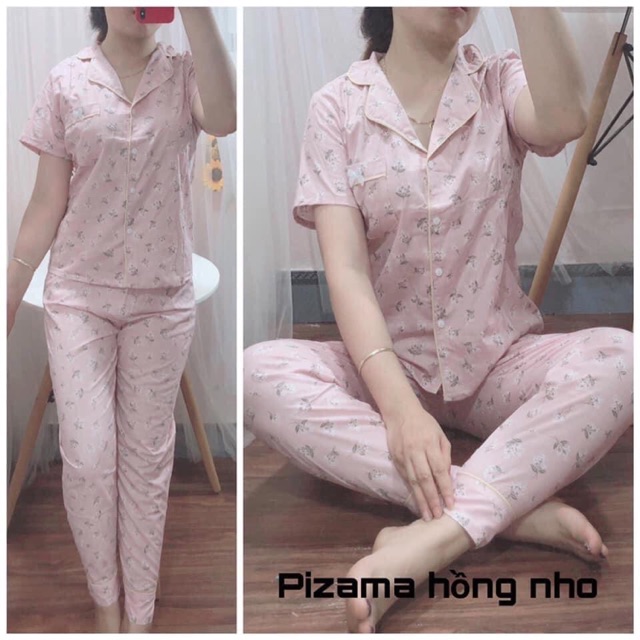 Pizama 3 màu (ảnh thật) đồ mặc nhà , mặc nhà sau sinh