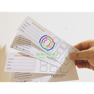 PHIẾU LIỆU TRÌNH SPA IN ẤN THEO YÊU CẦU