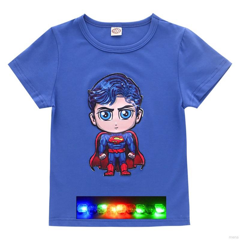 Áo thun tay ngắn in họa tiết xinh xắn cho bé