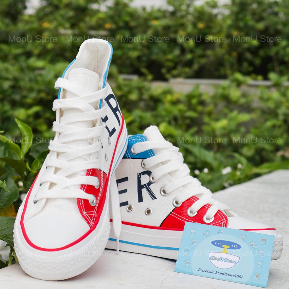 Giày DORAEMON DOREMON vải canvas dễ thương cute MON0177