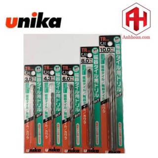 Bộ 5 mũi khoan gạch men Unika TR