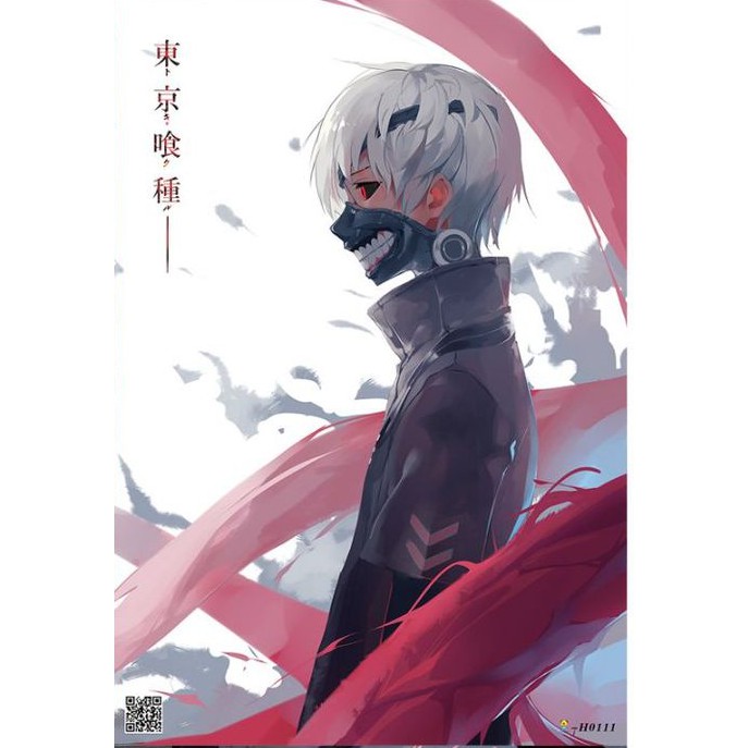 [Giấy Xịn] Set 8 tấm tranh poster A3 Tokyo Ghoul anime siêu chất