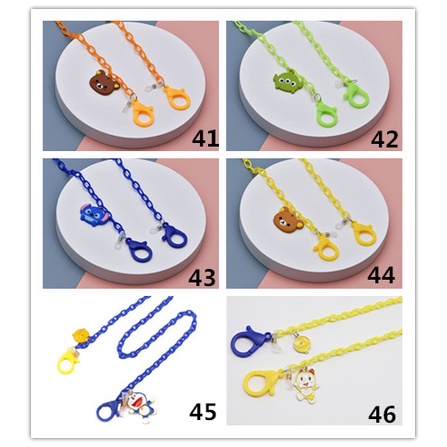 Dây Đeo Mắt Kính Bằng Acrylic Chống Trượt Họa Tiết Hoạt Hình