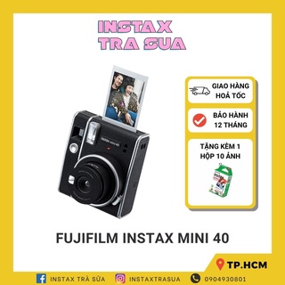 Instax Mini 40 Máy ảnh lấy ngay Fujifilm Chính hãng BH 1 năm Tặng kèm 10 film