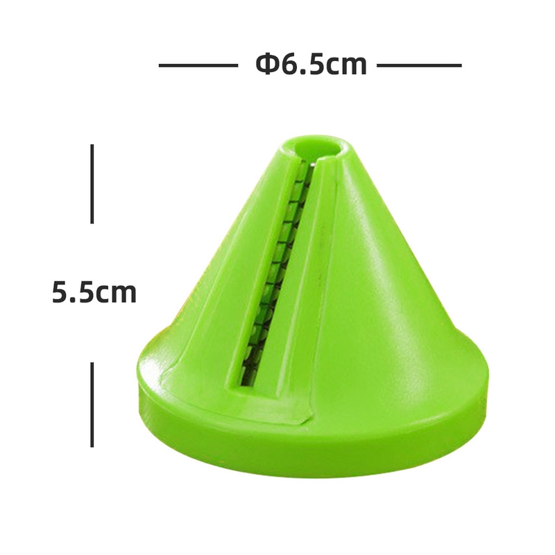 Dụng cụ bào sợi/ tạo kiểu lốc xoáy/ cắt vụn rau củ 2 màu thân thiện với môi trường tiện dụng cho nhà bếp