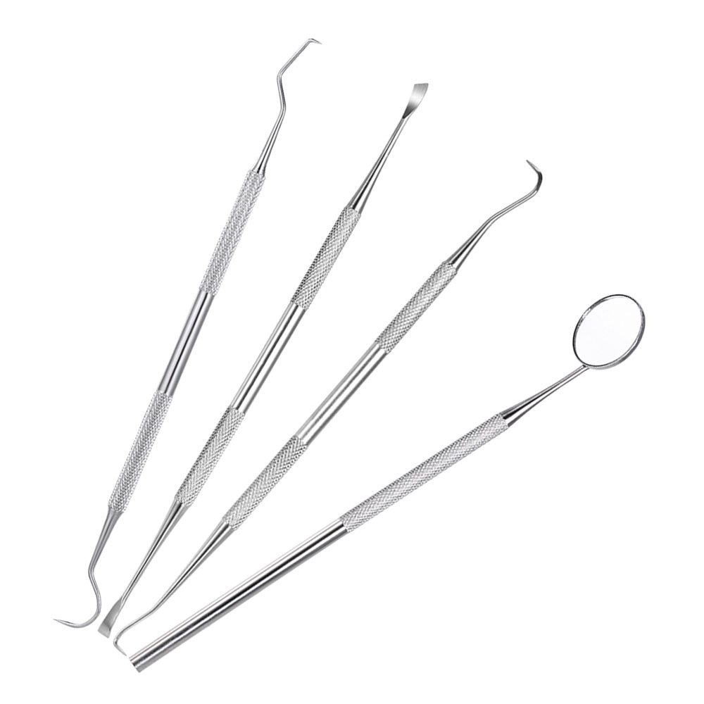 Bộ 5 dụng cụ cạo lấy mảng bám trên răng bằng thép không gỉ cho cá nhân