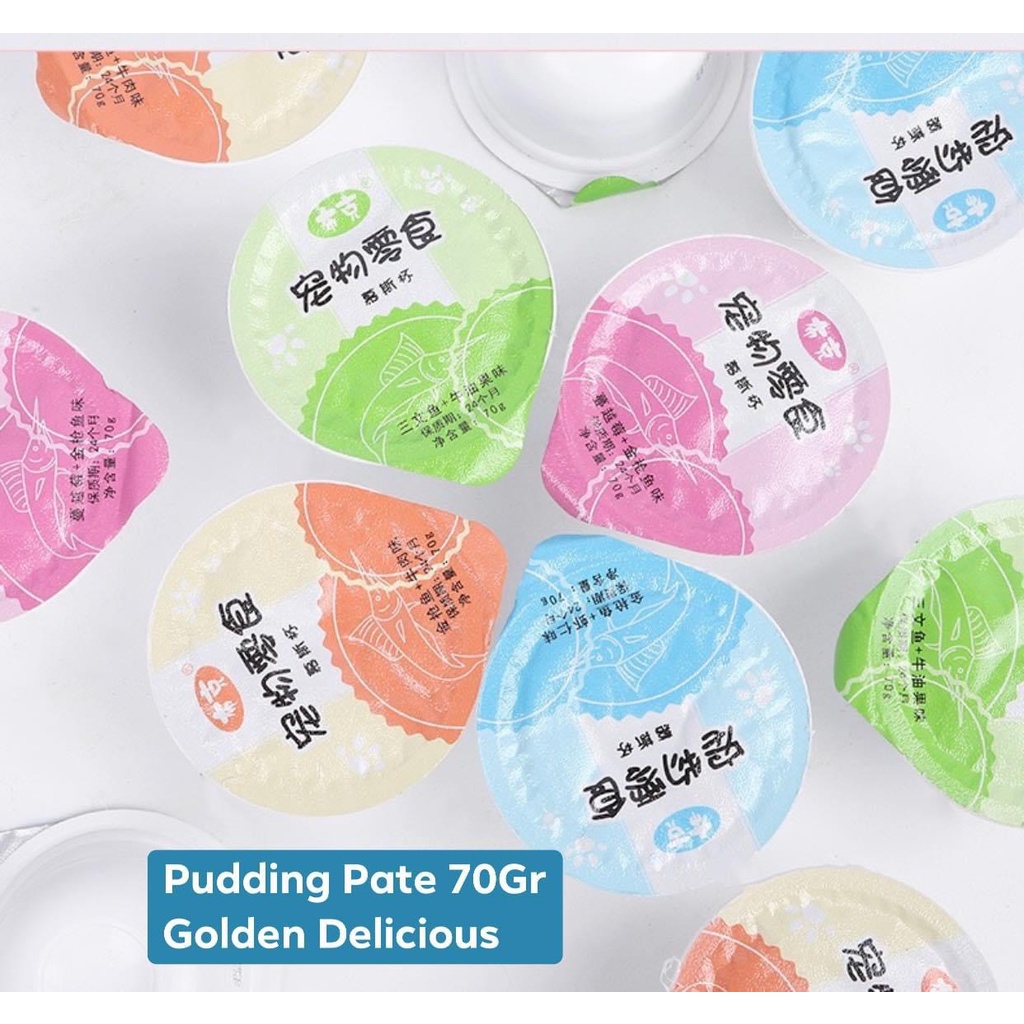 Pudding Pate 70Gr - Thức Ăn Vặt Cho Mèo 4 Vị - Ăn Vặt Nhưng No Đến Tối Lại Đầy Đủ Chất Dinh Dưỡng Từ Nguyên Liệu Thịt