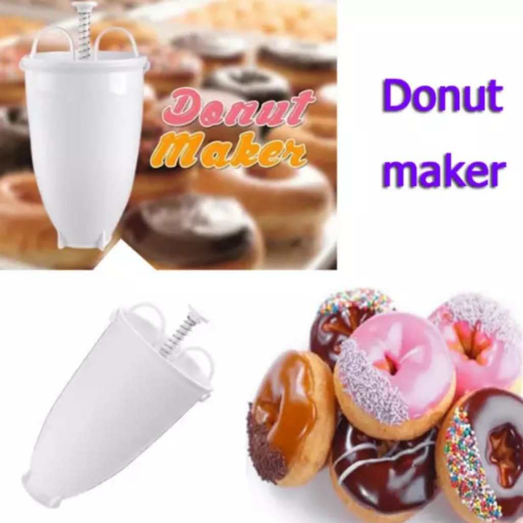 Dụng cụ làm bánh Donut dạng nhấn không cần thiết thực tiện lợi