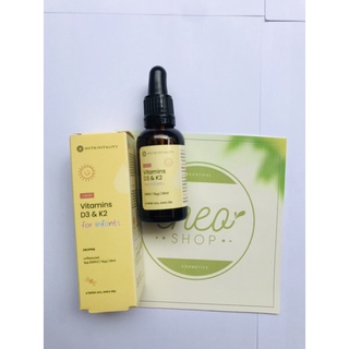 Vitamins D3 K2 (MK7) Nutrivitality Anh 30ml