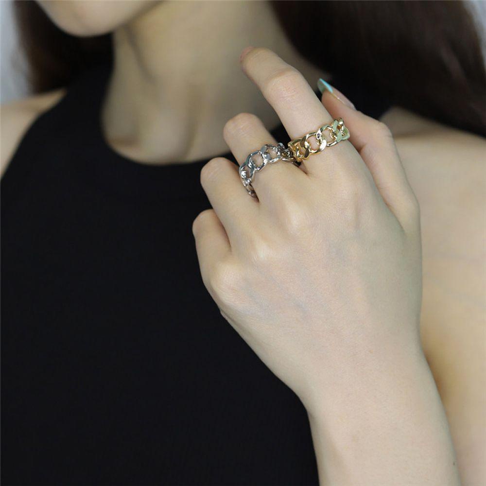 JARRED Bộ Nhẫn Hình Học / Bướm Bản Rộng Tùy Chỉnh Thời Trang Cho Nữ