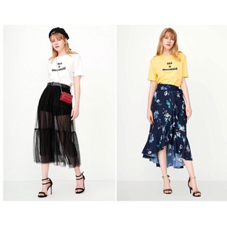 Áo thun Pull&Bear 4 màu in chữ