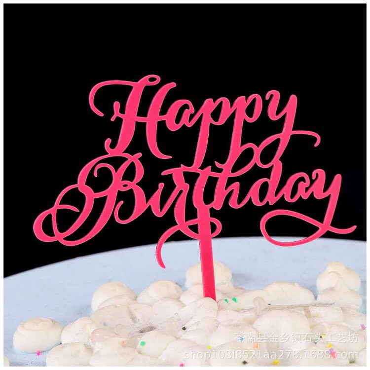 Trang Trí Sinh Nhật - Combo 10 chiếc Meka Hình cong mới màu hồng