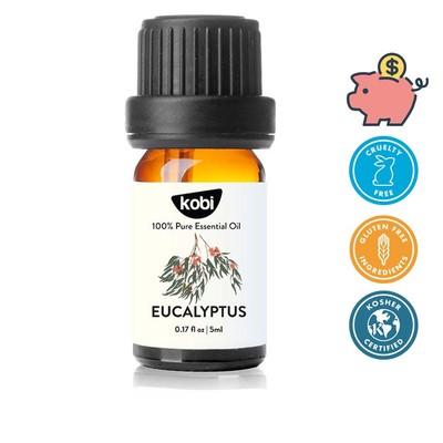 Tinh dầu Khuynh Diệp Kobi Eucalyptus 5ml thơm phòng sạch thoáng hỗ trợ xua muỗi dùng khuếch tán