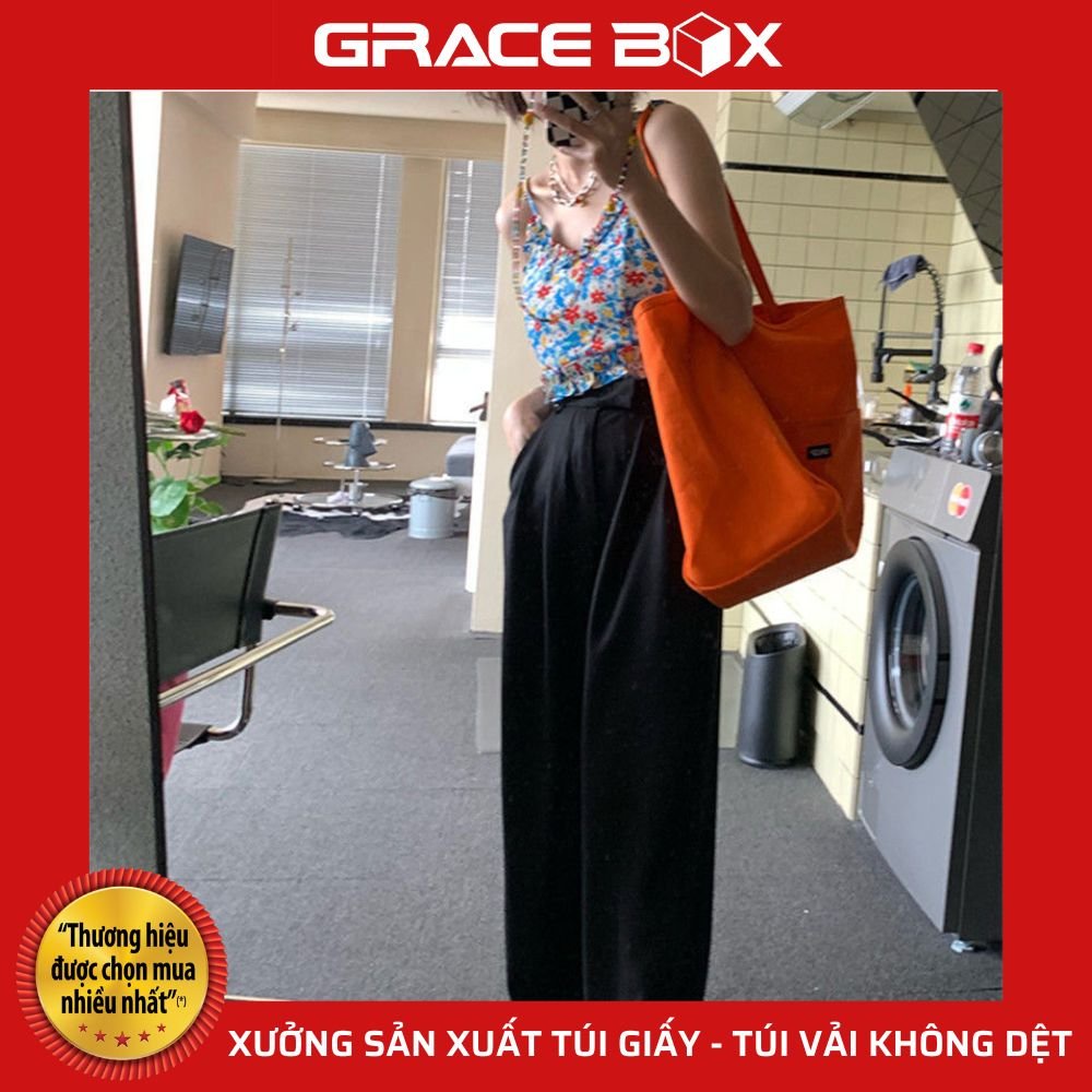Túi Vải Canvas Thời Trang Color Style - Siêu Thị Bao Bì Grace Box