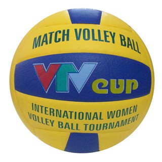 Quả bóng chuyền geru vtv cup da pu cao cấp, tặng kim + bơm túi lưới