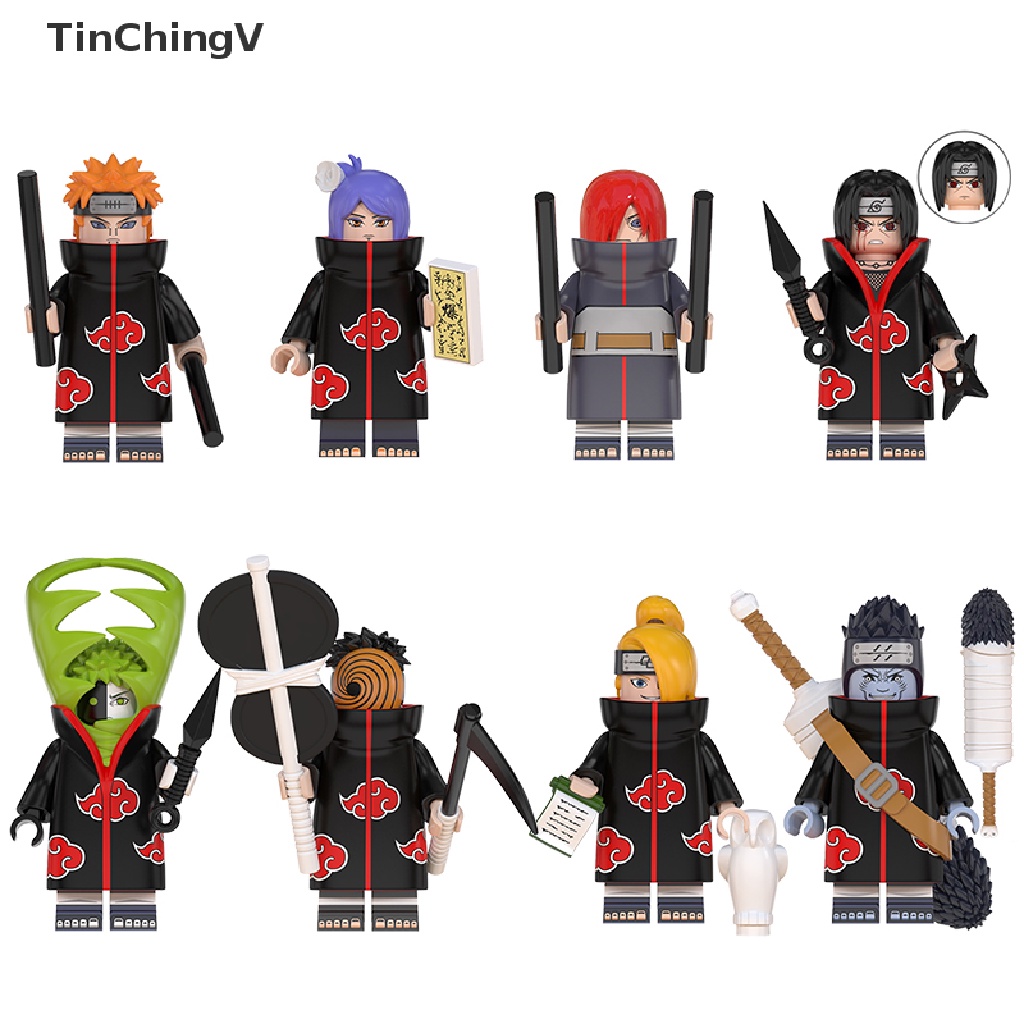 Bộ 8 Mô Hình Nhân Vật Truyện Tranh Naruto Cho Bé