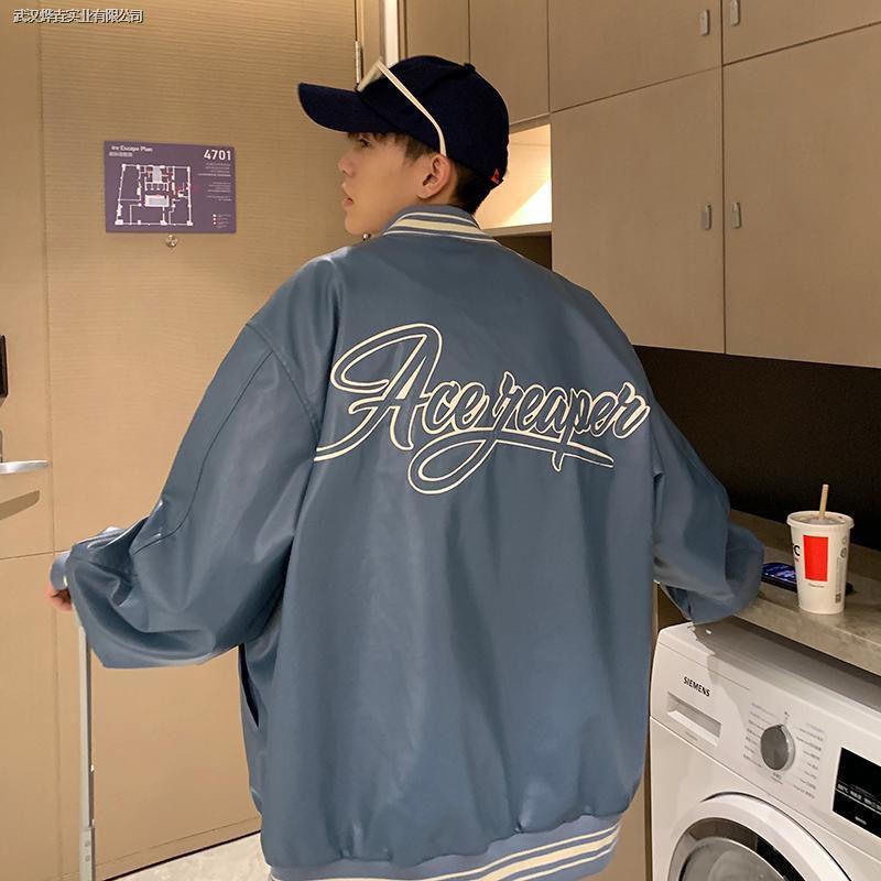 Áo khoác bóng chày Lei ngoại cỡ phong cách retro Mỹ mùa xuân thu đường phố cho nam