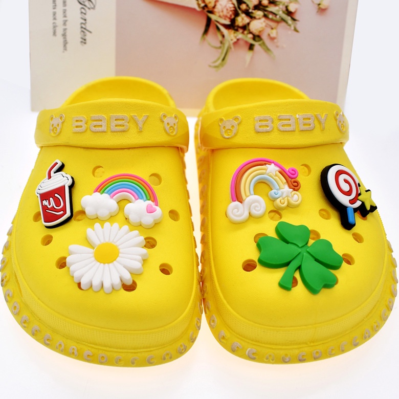 Nút Cài Giày Hình Bầu Trời Đầy Màu Sắc Rực Rỡ crocs Jibbitzpins