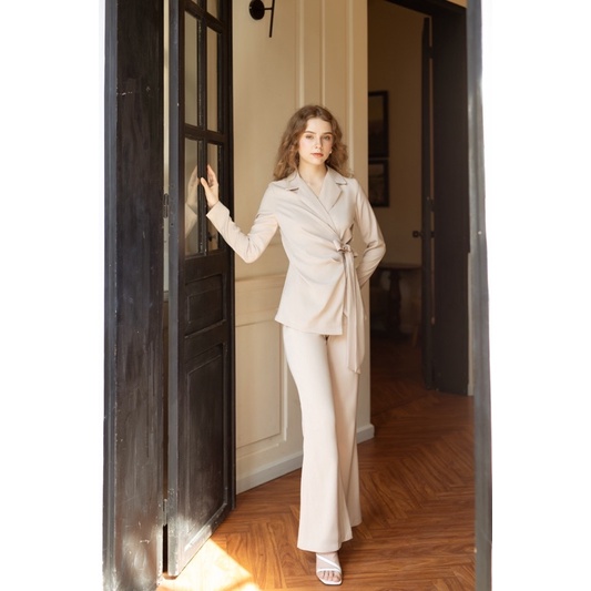 VELLE DESIGN Quần Dina công sở dày dặn, mượt mát không nhăn