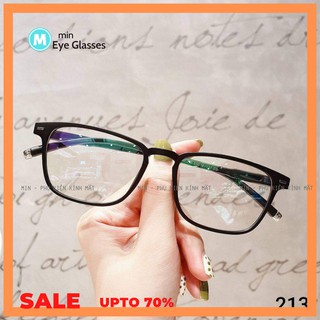 Gọng kính cận vuông chất liệu nhựa dẻo phụ kiện thời trang nữ Mineyewear 213 nhiều màu