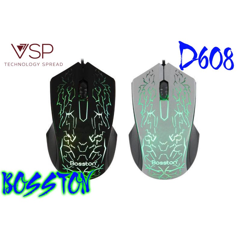 Chuột game Bosston D608 + Lót g66