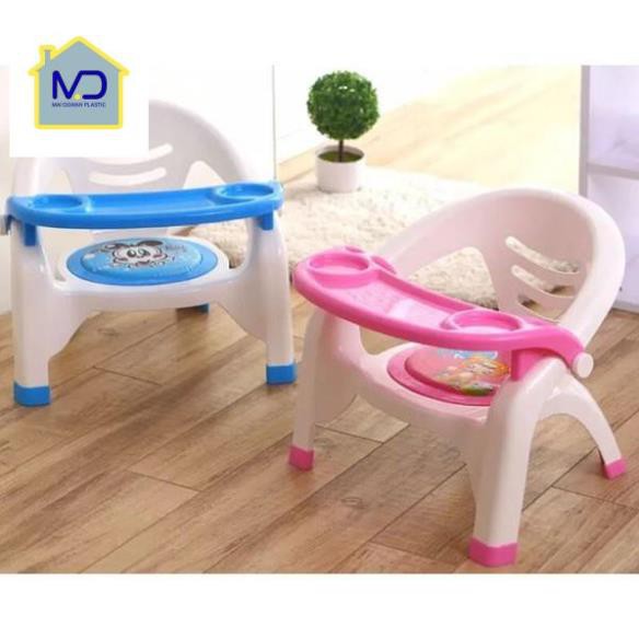 ( hang hot) Ghế Ăn Dặm Việt Nhật Có Đệm Hơi Chíp Chíp Êm Mông Tiện lợi