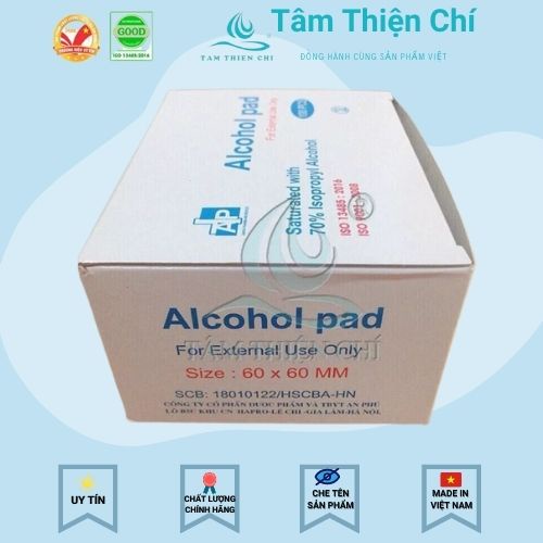 Gạc tẩm cồn sát khuẩn Alcohol AP