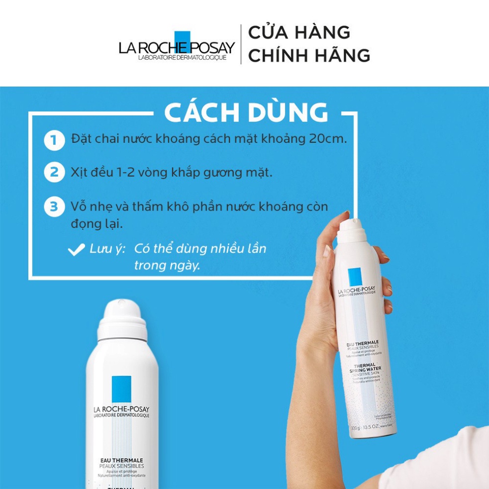 Nước khoáng giúp làm dịu &amp; bảo vệ da La Roche-Posay Thermal Spring Water 300ml