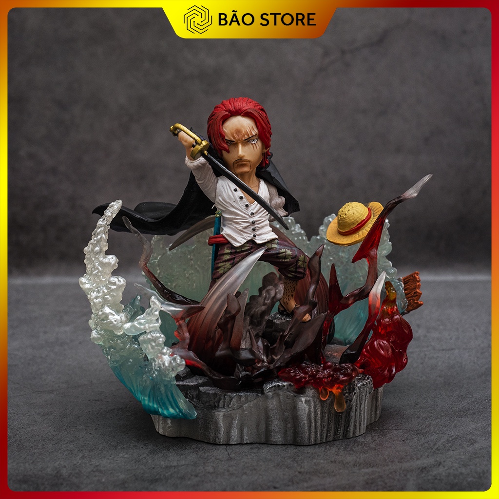 Mô hình One Piece Shank Tóc Đỏ , mô hình OnePiece Figure Shank Bão Store