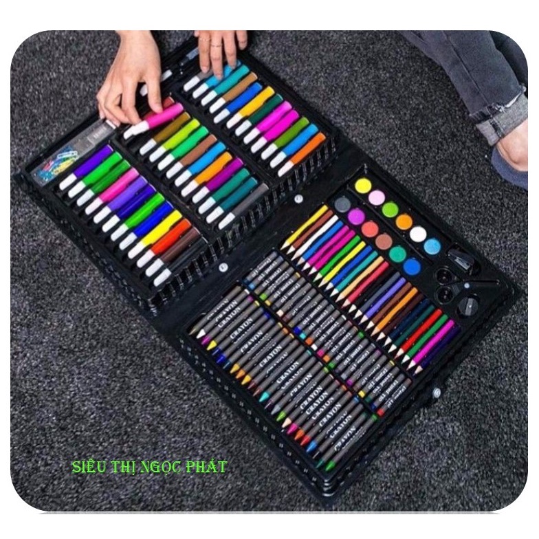 HỘP MÀU 150 CHI TIẾT, cho bé yêu thỏa sức sáng tạo_ HÀNG LOẠI 1