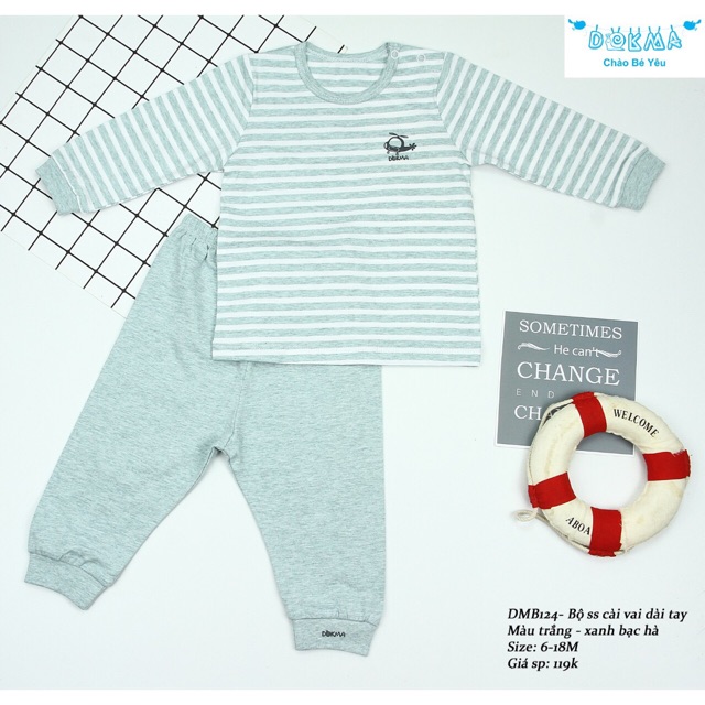 Bộ dài tay thu đông BT dokma