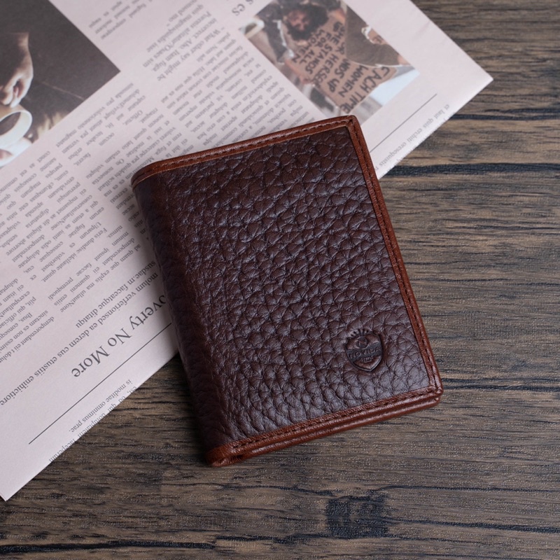 Ví Nam Da Trâu Cao Cấp Novida, Bóp Nam Da Ý Nhập Khẩu, Từ Da Trâu Thượng Hạng