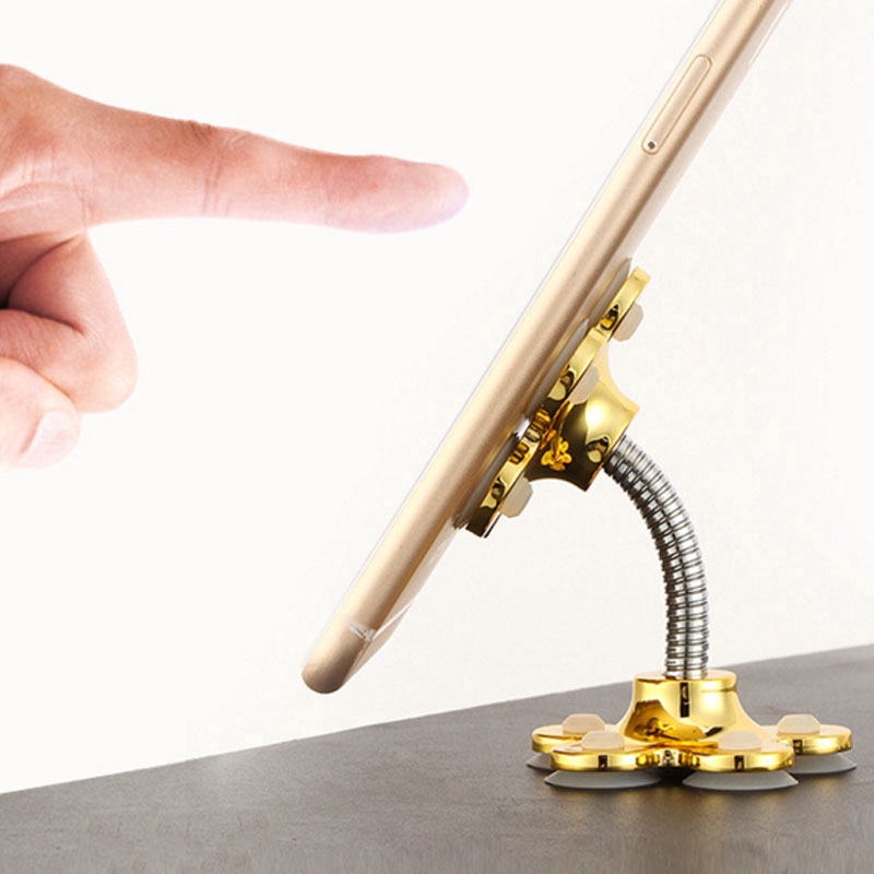 Giá đỡ điện thoại trên xe thiết kế cốc hút có hai mặt đa năng