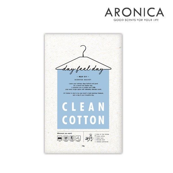 Túi Thơm Đa Năng Aronica Day Feel Day -  Clean cotton 18g