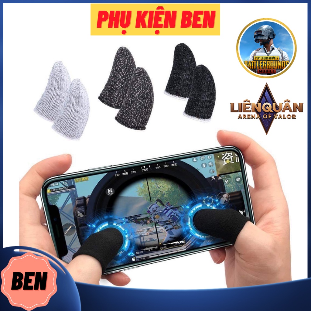 [HOT] Găng Tay Chơi Game Chống Mồ Hôi - Tăng Độ Nhạy Cảm Ứng - Co Giãn Tốt Hỗ Trợ Chơi Game PUBG, Liên quân...