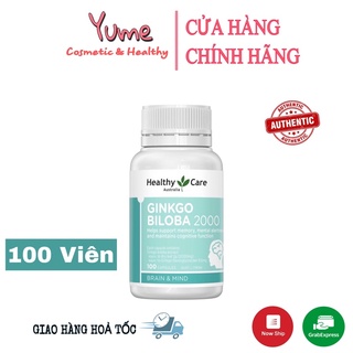 [Gom order - trả hàng]Viên bổ não Ginkgo Biloba 2000 100viên