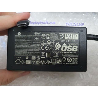 Adapter sạc laptop hp 65w chân sạc usb type c