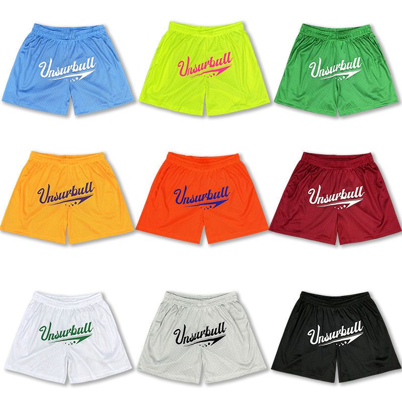 Bán Chạy!F &amp; X Hot Quần Đùi Thể Thao Dáng Rộng Phối Lưới Thoáng Khí Phong Cách Retro Cho Nam