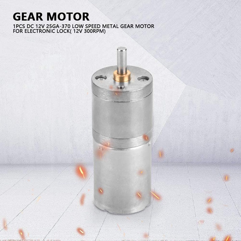 Động Cơ Giảm Tốc mini 25ga-370 dc 12v Cho Khóa Điện Tử