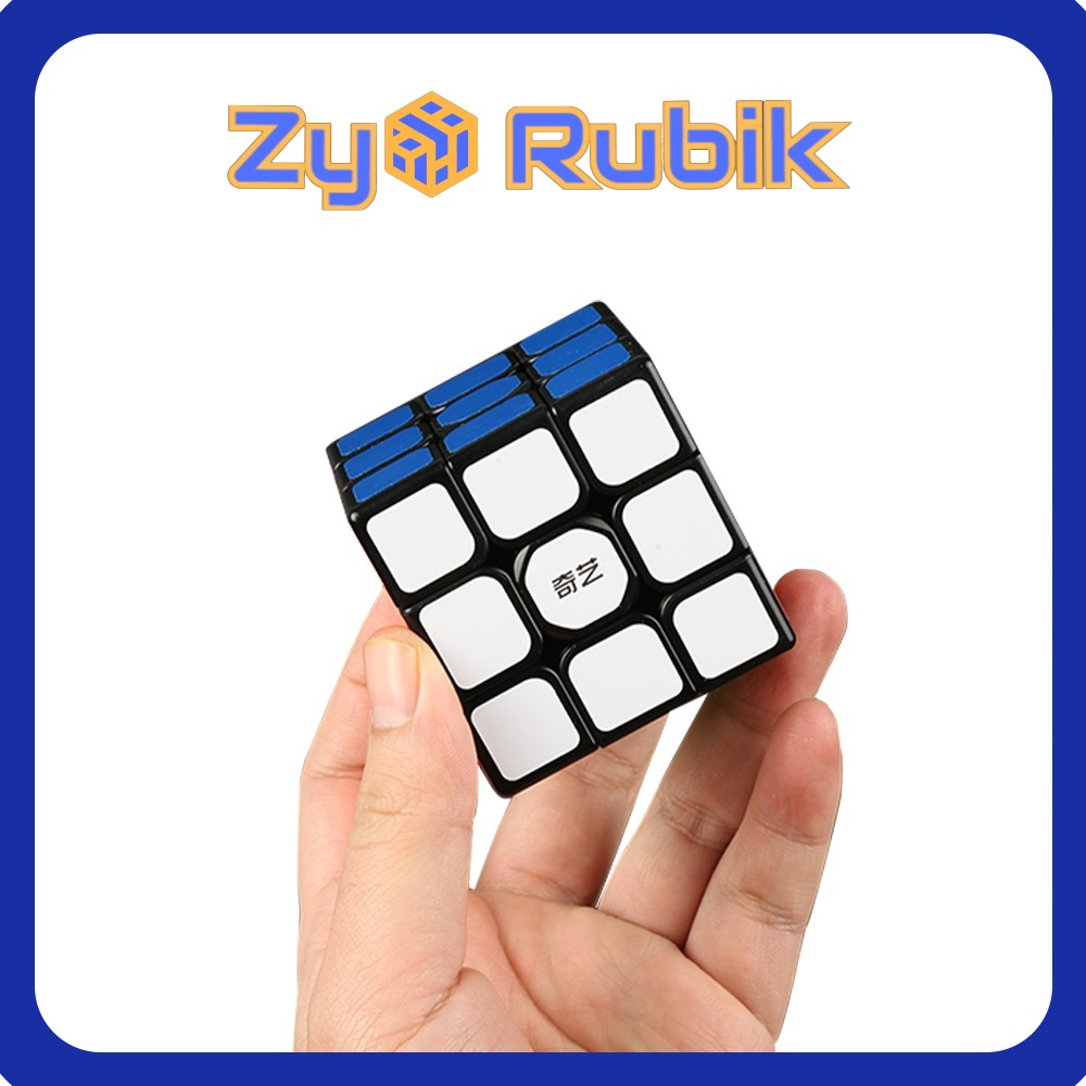 Rubik 3x3 Qiyi Sail W - Đồ Chơi Rubik 3 Tầng Qiyi Sail W (Màu Đen/ Trắng) - ZyO Rubik