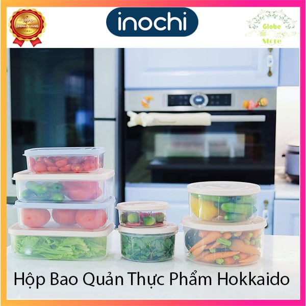 [6size] Hộp Đựng Thức Ăn, Hộp Bảo Quản Thực Phẩm An Toàn Nhựa Loại Tròn Inochi | BigBuy360 - bigbuy360.vn