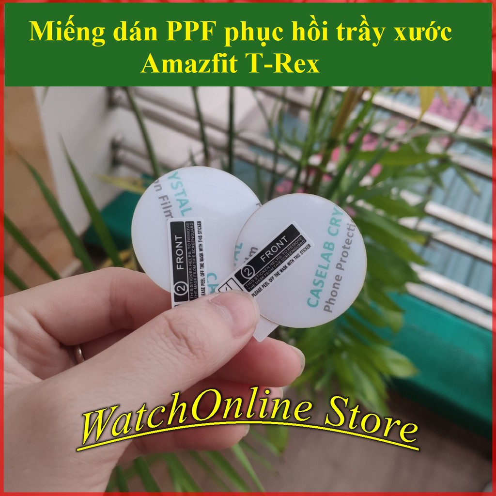Miếng dán PPF phục hồi trầy xước dành cho Amazfit T-Rex
