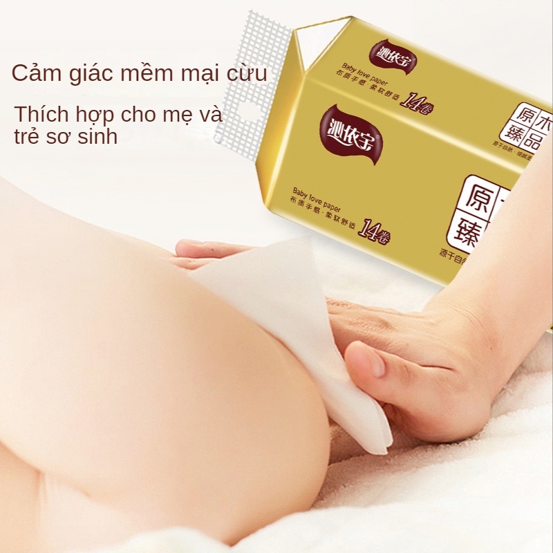 Cuộn Giấy Vệ Sinh Bằng Bột Gỗ Ttm053