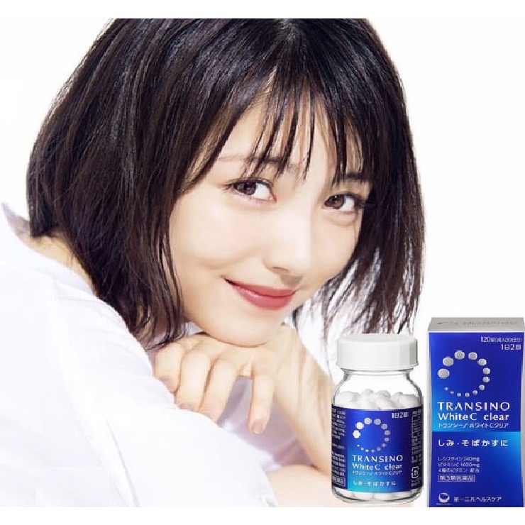 Viên Uống Trắng Da, Giảm Nám Transino White C Clear 120 Viên Nhật Bản.