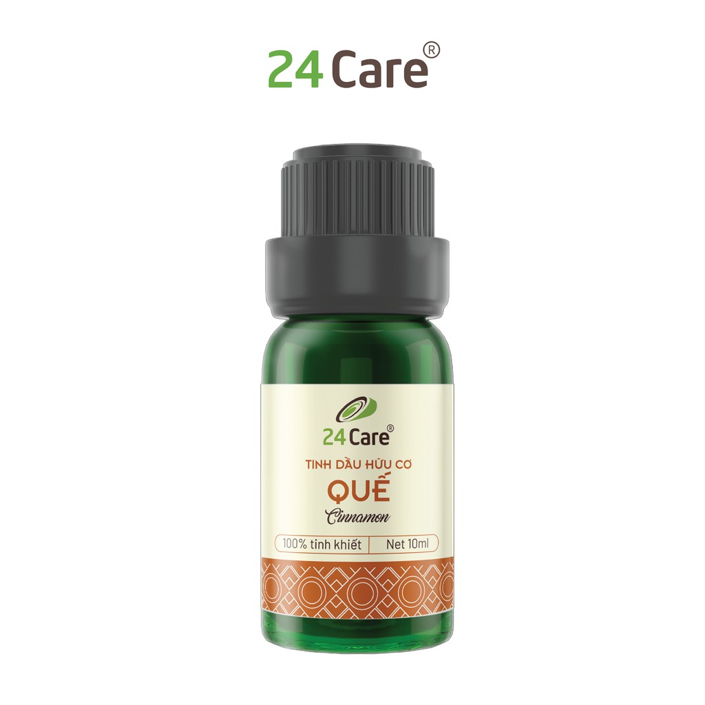 [MUA 1 TẶNG 1] Tinh dầu Quế 24Care - diệt khuẩn, khử mùi hiệu quả 10ml