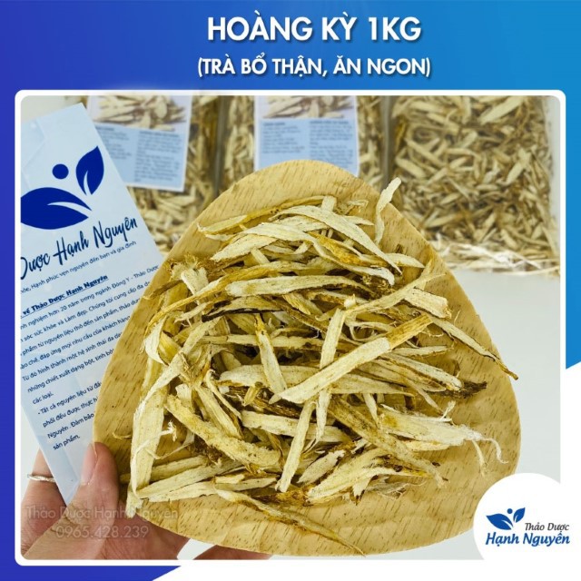 Hoàng Kỳ Lát Mỏng 1kg (Trà Bổ Thận, Ăn Ngon)