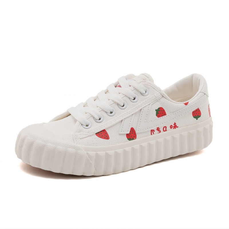 Giày Thể Thao Nữ [FREESHIP] Giày nữ - Giày sneaker dâu tây xinh xắn dễ thương năng động - Giảm ngay 20k - B4 | BigBuy360 - bigbuy360.vn