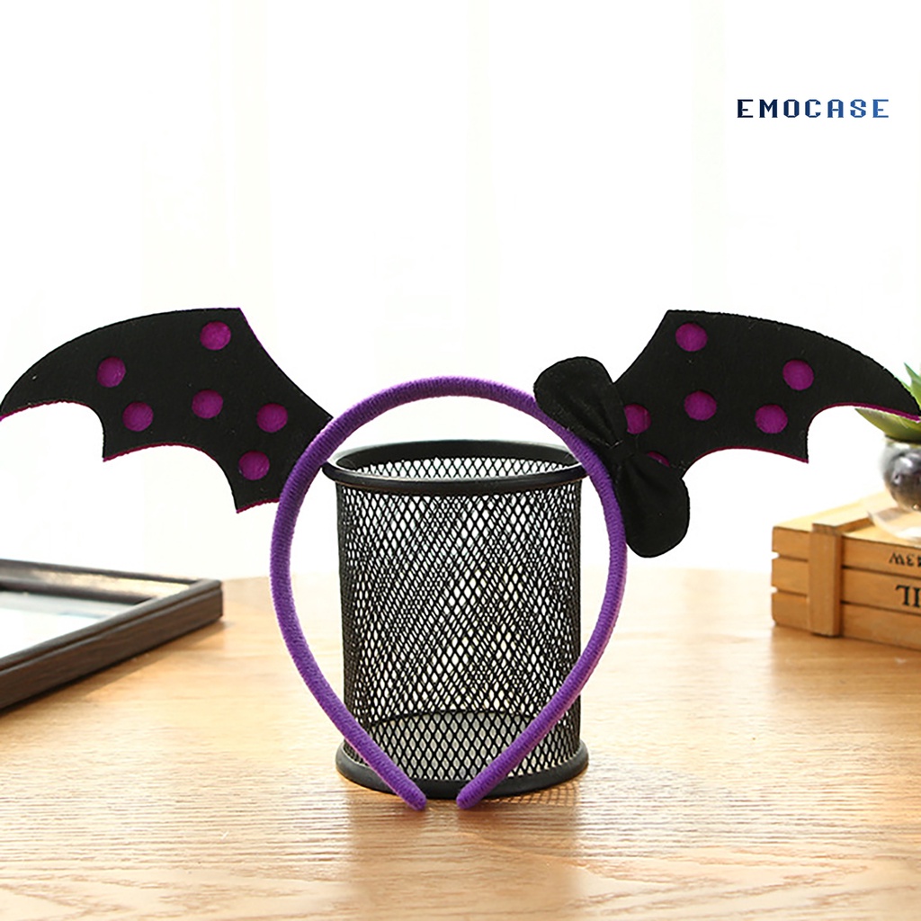 Băng Đô Cài Tóc Bằng Nhựa Đàn Hồi Hình Bí Ngô Sáng Tạo Cho Tiệc Tùng