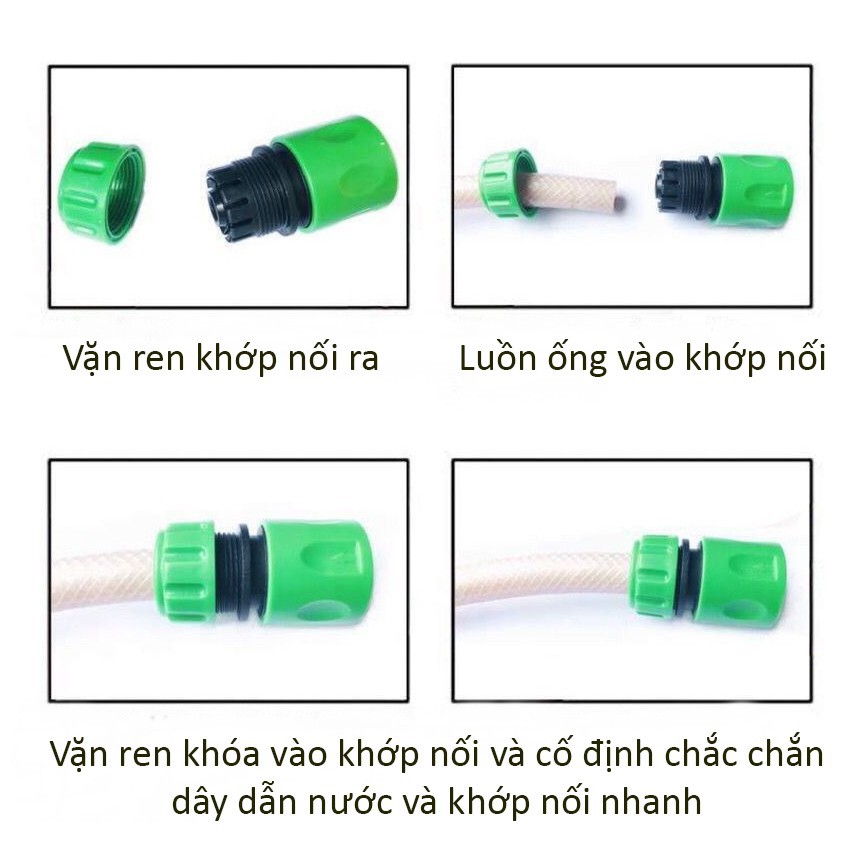 Bộ vòi xịt nước Tăng Áp Sento chuyên dùng tưới cây, rửa xe - Đầu CAO CẤP LICLAC